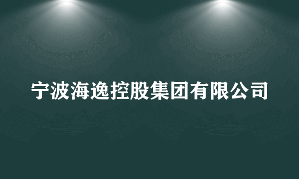 宁波海逸控股集团有限公司