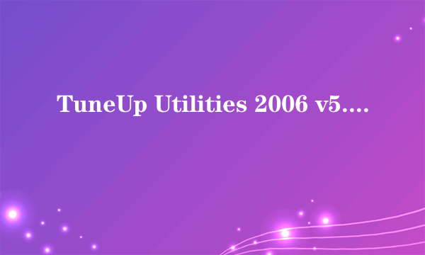 TuneUp Utilities 2006 v5.3.2343