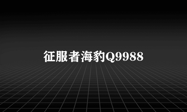 征服者海豹Q9988