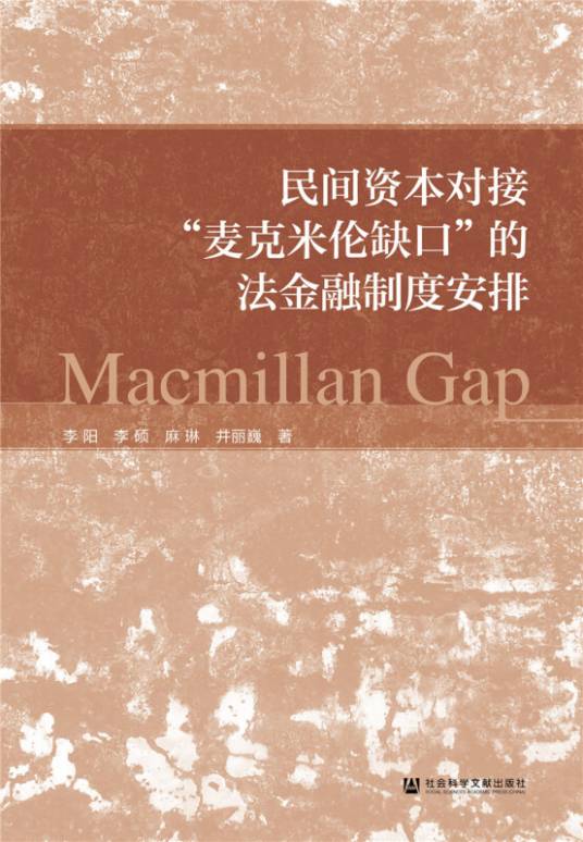 民间资本对接“麦克米伦缺口”的法金融制度安排