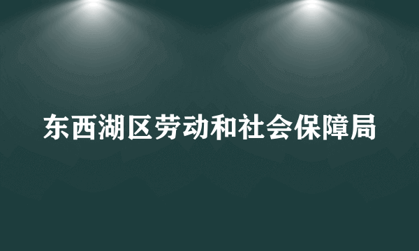 东西湖区劳动和社会保障局