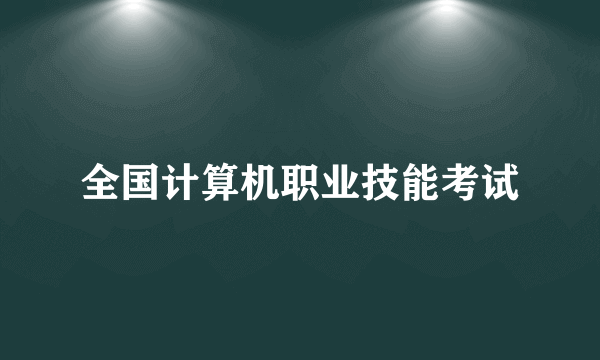 全国计算机职业技能考试