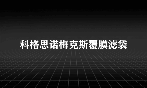 科格思诺梅克斯覆膜滤袋