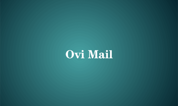 Ovi Mail