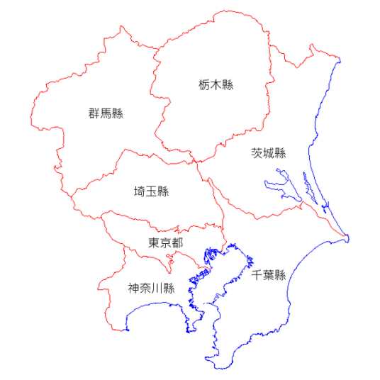 关东地区（日本本州中部濒太平洋的一个地区）