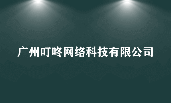 广州叮咚网络科技有限公司