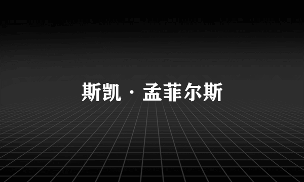 斯凯·孟菲尔斯