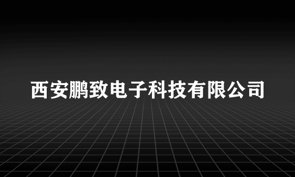 西安鹏致电子科技有限公司