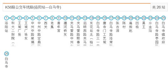 洛阳公交56路