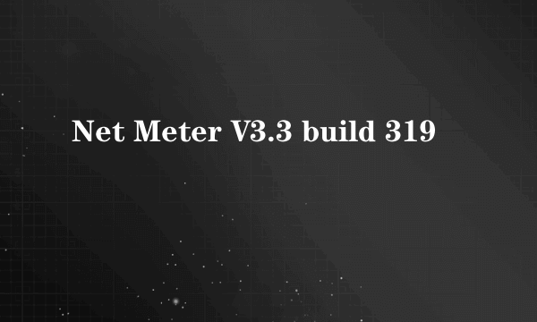 Net Meter V3.3 build 319