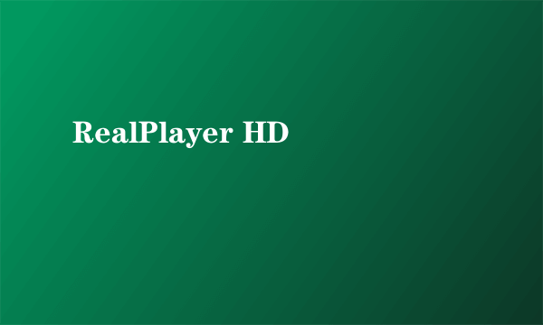 RealPlayer HD