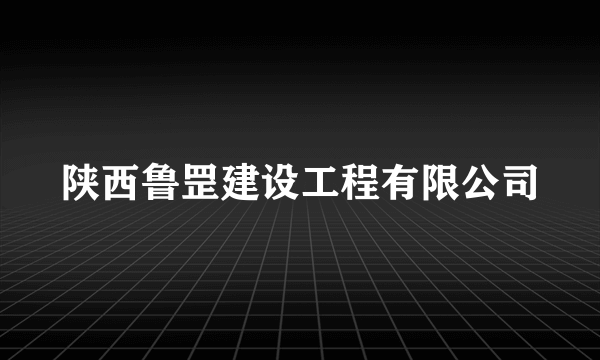 陕西鲁罡建设工程有限公司