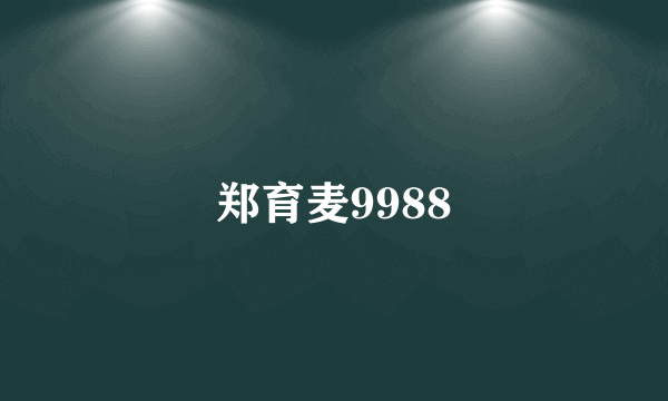 郑育麦9988