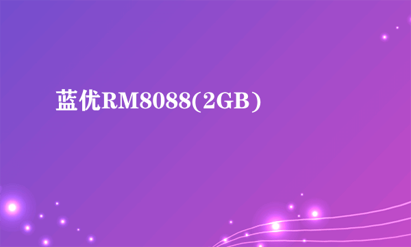 蓝优RM8088(2GB)