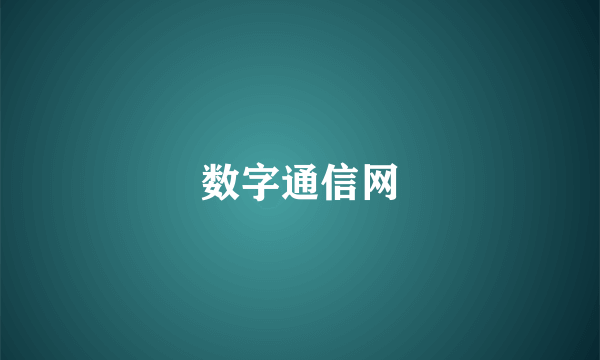 数字通信网