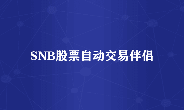 SNB股票自动交易伴侣