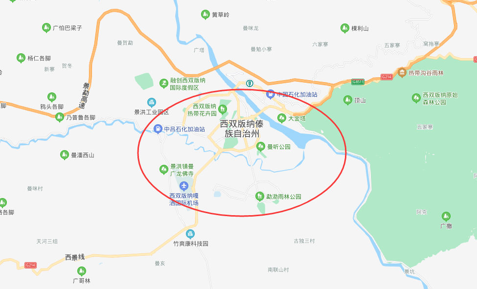 西双版纳在哪里哪个城市