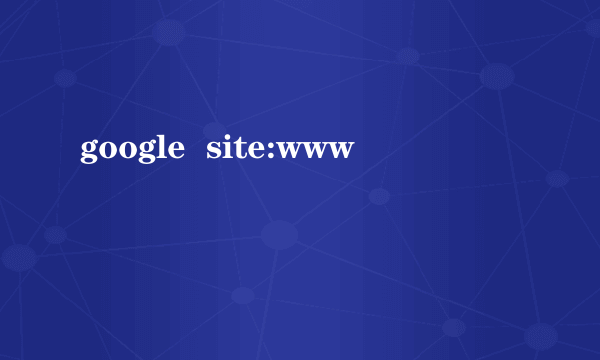 google  site:www