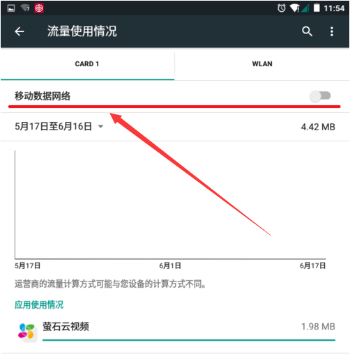 安卓手机如何让关闭手机上网流量