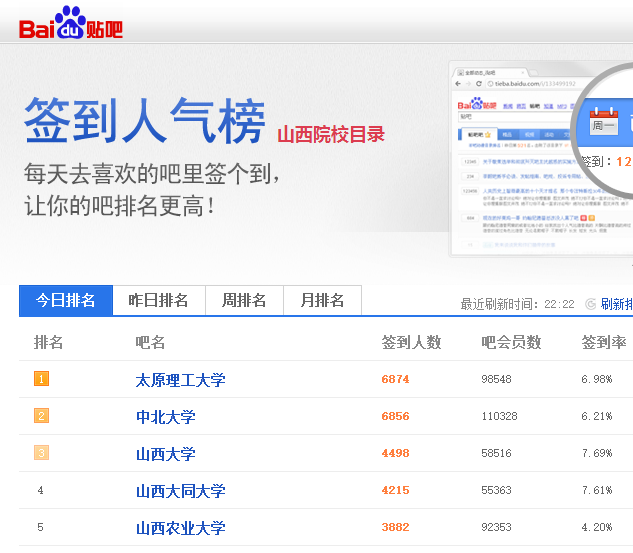 百度贴吧怎么查看排行榜