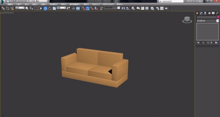 3dmax如何制作沙发