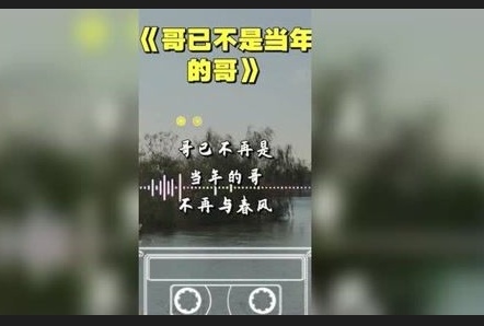 《哥已不是当年的哥》原唱是谁?