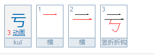 亏字用部首查字法怎么查？