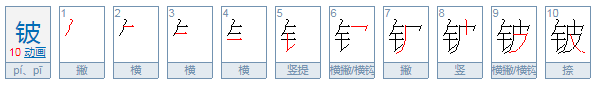 铍怎么读？