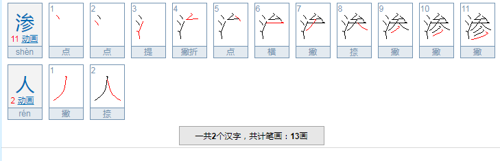 渗人和瘆人的区别