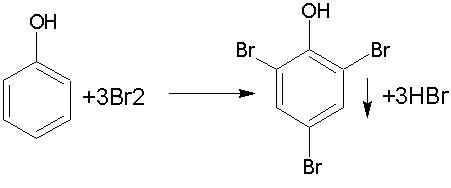 苯酚与溴水反应方程式