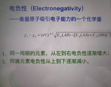 什么是电负性？