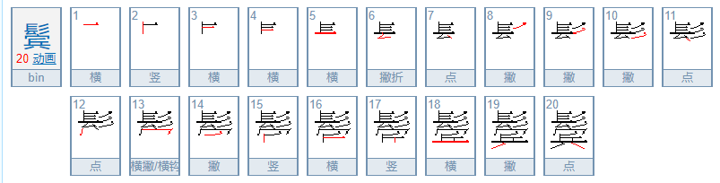 鬓怎么读