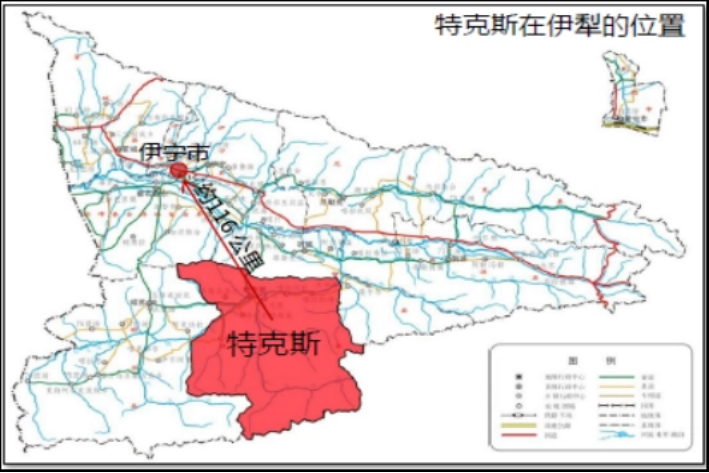 特克斯县属于哪个市