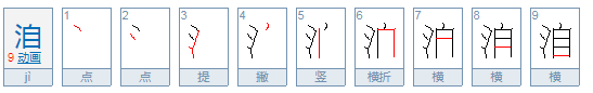 洎怎么读？