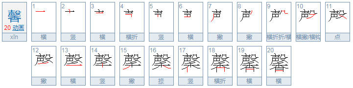 “馨”字怎么读？