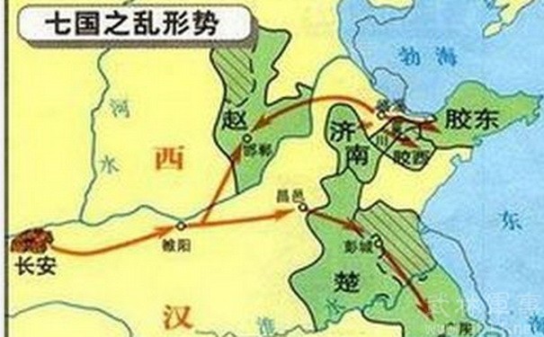 七国之乱地图介绍 七国之乱原因是什么