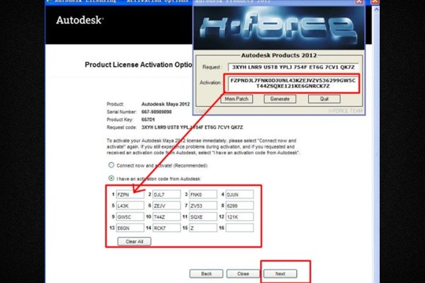 maya2012安装到最后出现Registration-Activation Error (0015.111)