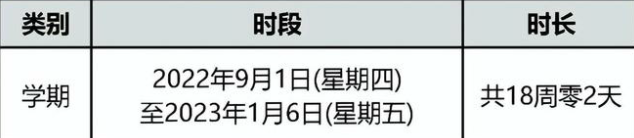 北京中小学开学时间最新通知2022