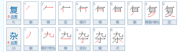 想知道复杂怎么写？