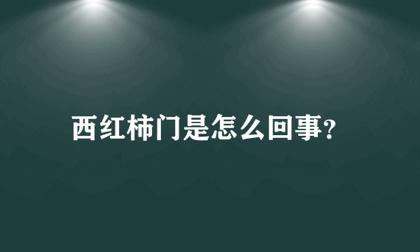 西红柿门是怎么回事？