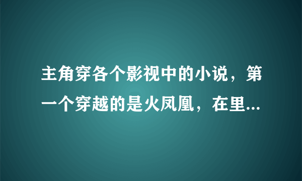 主角穿各个影视中的小说，第一个穿越的是火凤凰，在里面第一个收的是安然，与安然是老同学