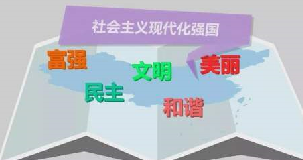 党的十九大提出到本世纪中叶,要把我国建设成富强、民主、文明( )的社会主义现代化强国？