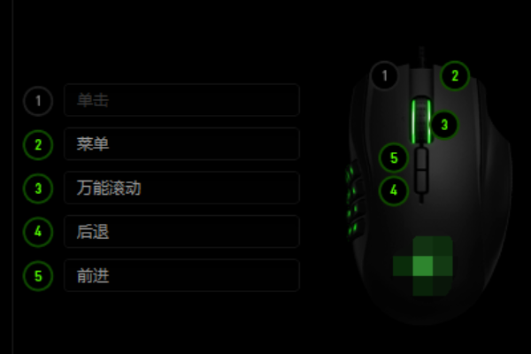 razer 炼狱蝰蛇3500DPI 怎么调节鼠标的DPI？