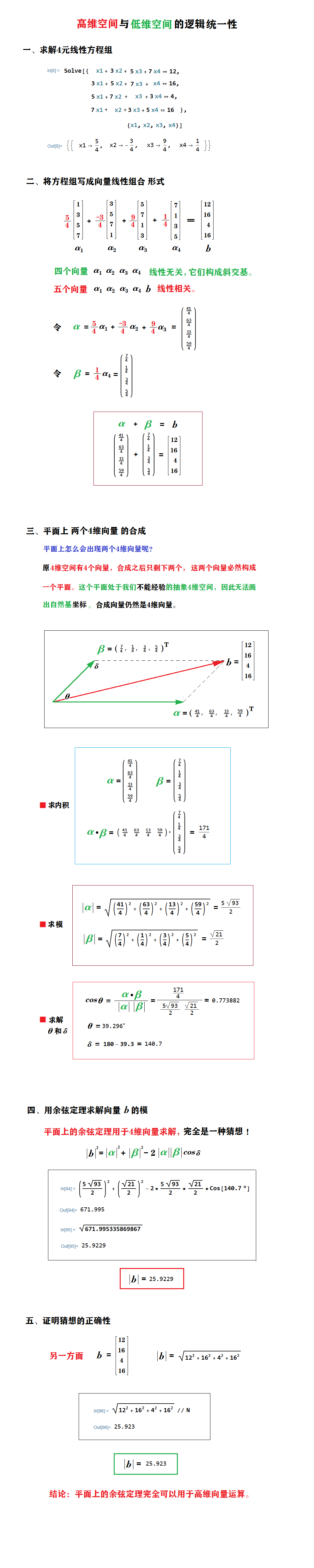 高维空间是怎样的空间？