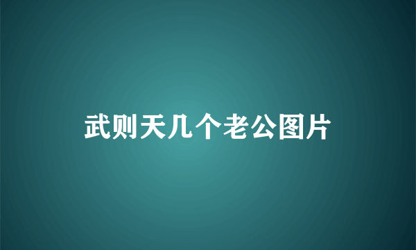 武则天几个老公图片