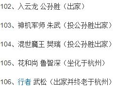 一百单八将的结局如何？