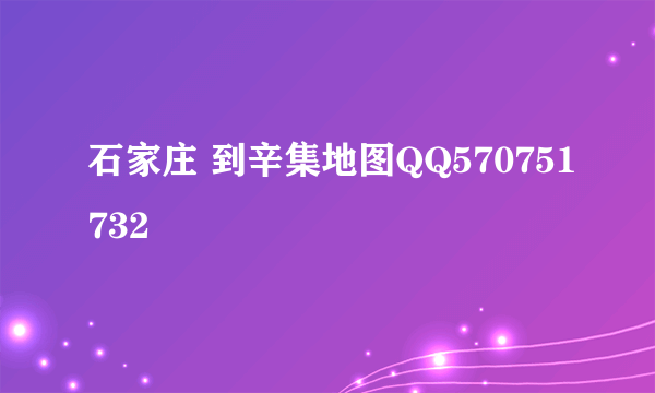 石家庄 到辛集地图QQ570751732