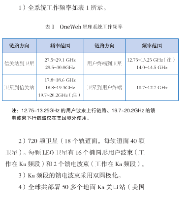 oneweb通讯卫星与铱星计划有什么区别