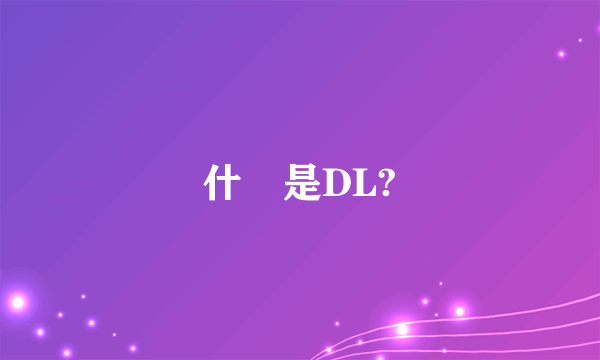 什麼是DL?