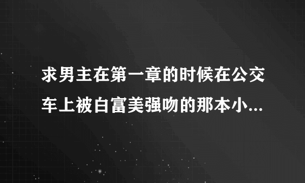 求男主在第一章的时候在公交车上被白富美强吻的那本小说叫什么？